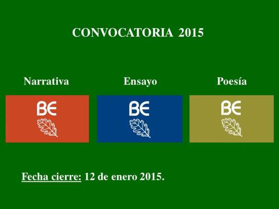 Convocatoria 2015BE